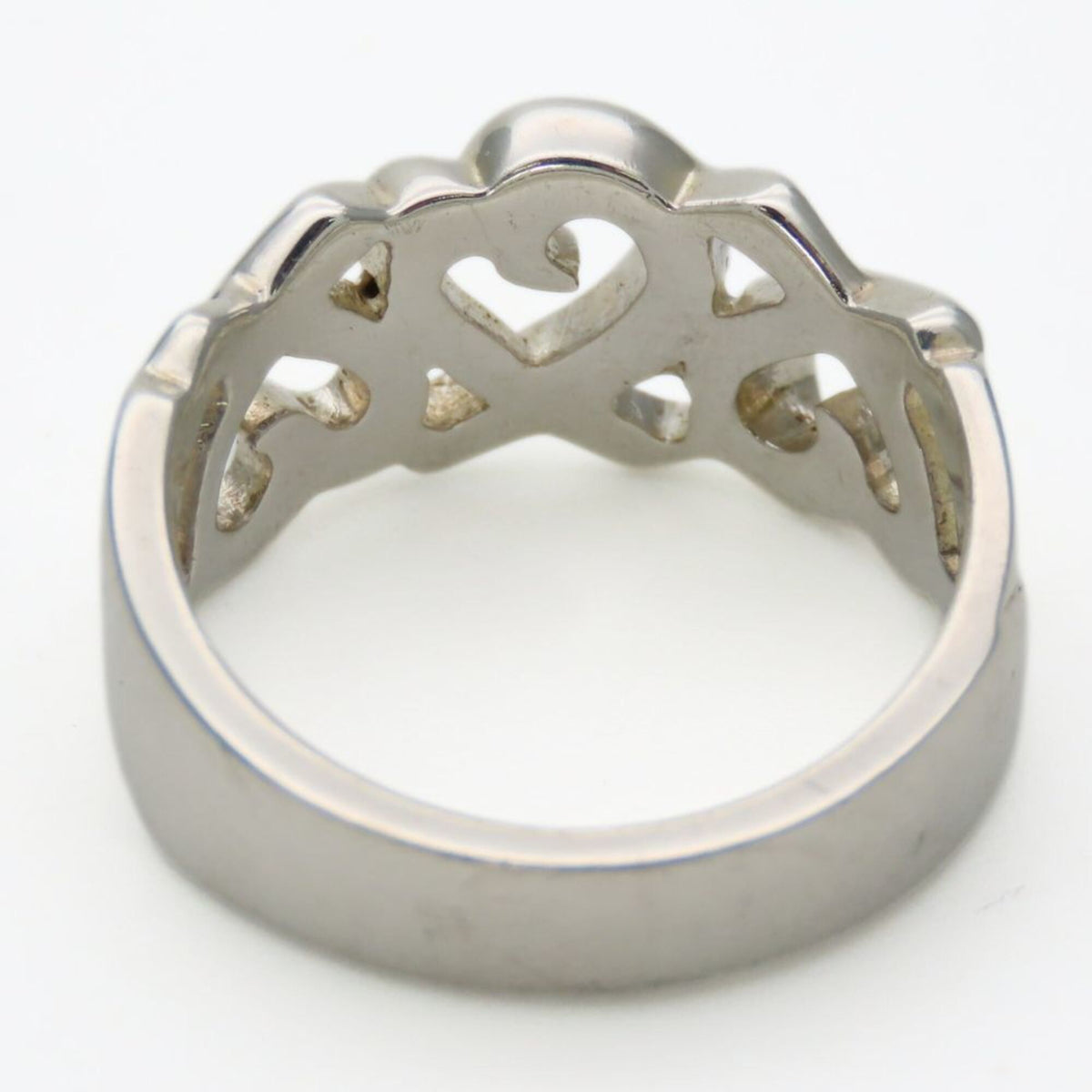 Tiffany Silver Silver 925 Band Ring (Pre-Owned)