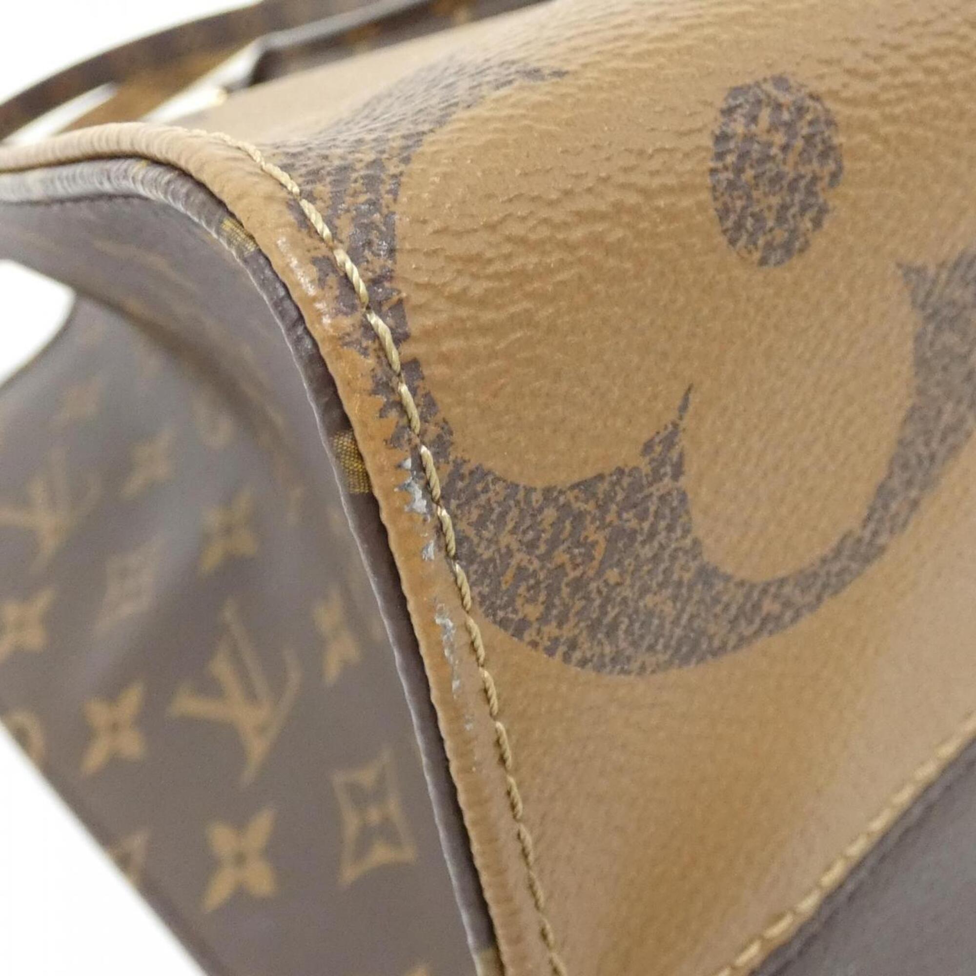 Louis Vuitton Marron Coated Canvas Handbag (Pre-Owned)