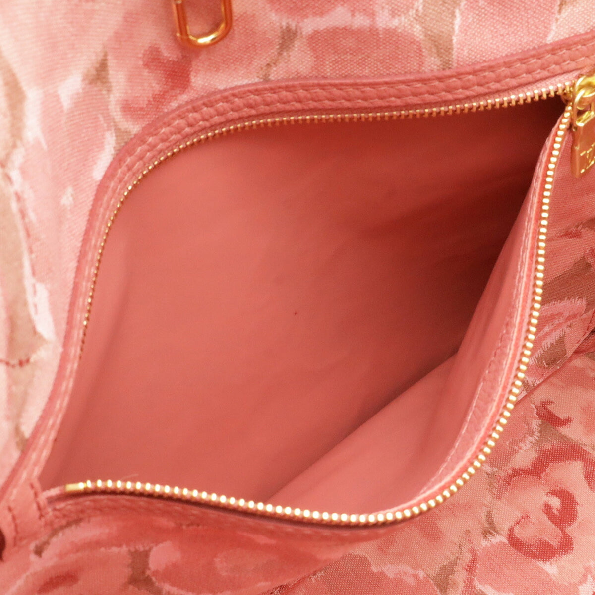 Louis Vuitton Rose Velours Monogram Canvas Pvc Coated Canvas Shoulder Bag Tote Bag (Pre-Owned)