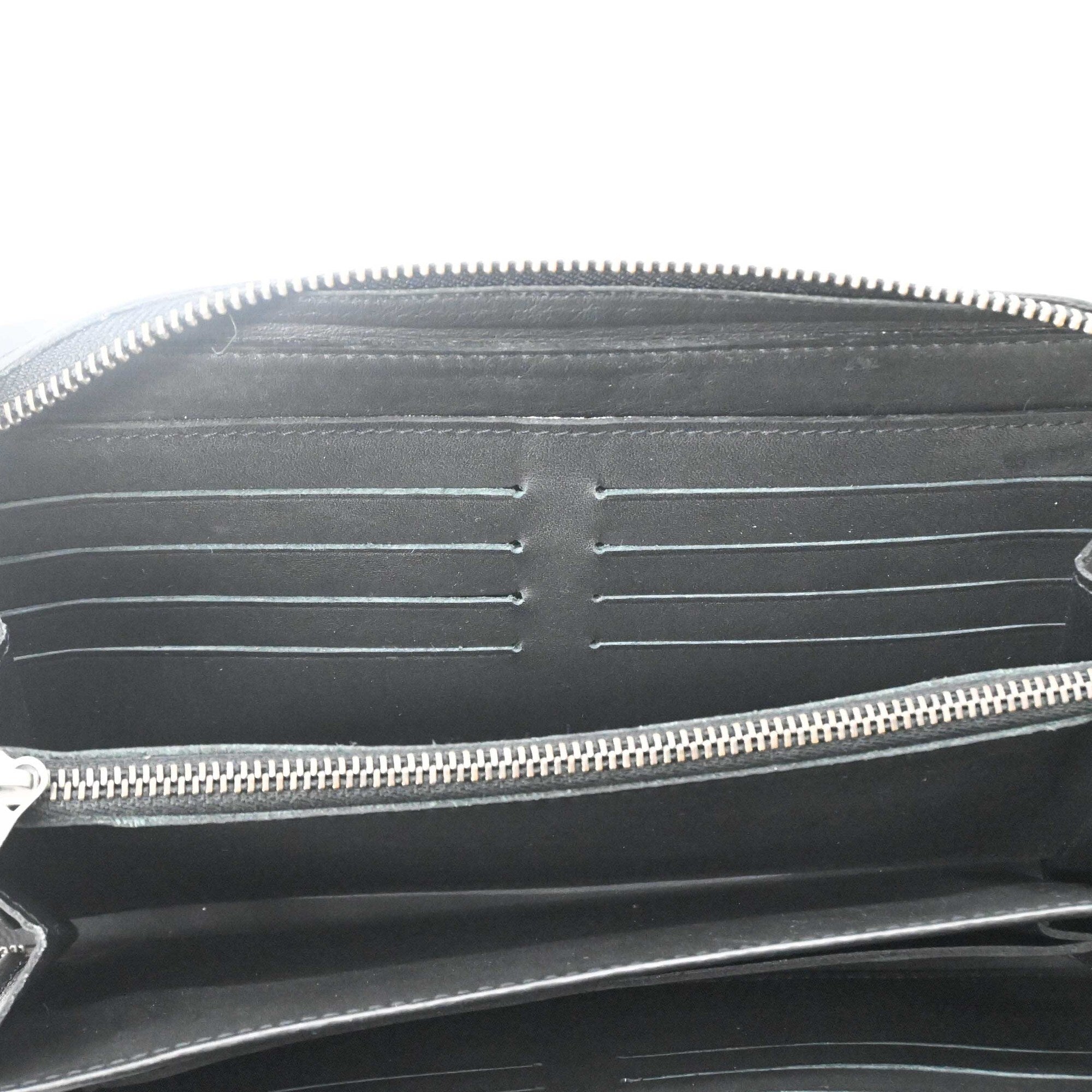 Louis Vuitton Black Damier Infini Long Wallet (Bi-Fold) (Pre-Owned)