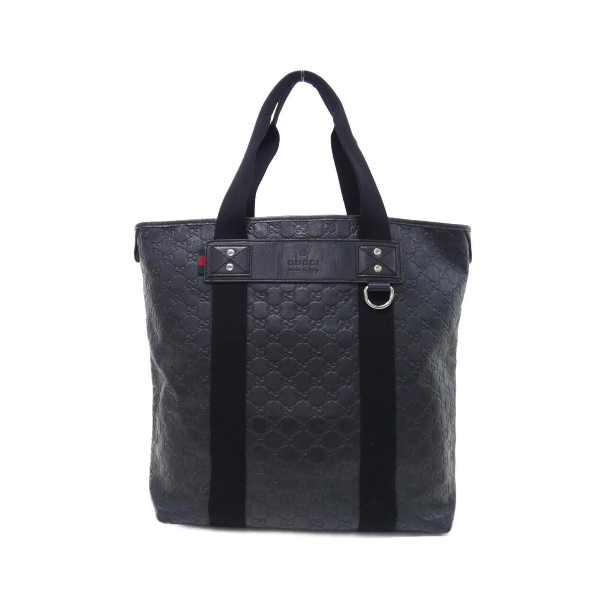 Gucci Black Leather Handbag (Pre-Owned)