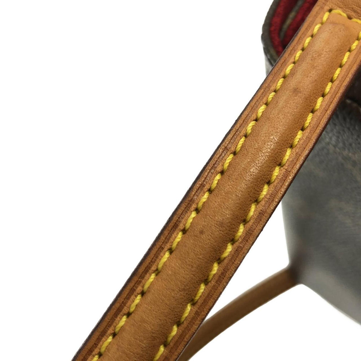 Louis Vuitton Marron Monogram Coated Canvas Handbag (Pre-Owned)