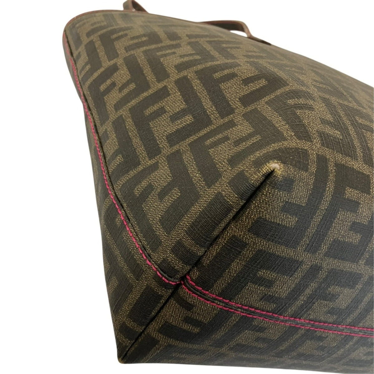 Fendi Zucca Brown Pvc Tote Bag (Pre-Owned)