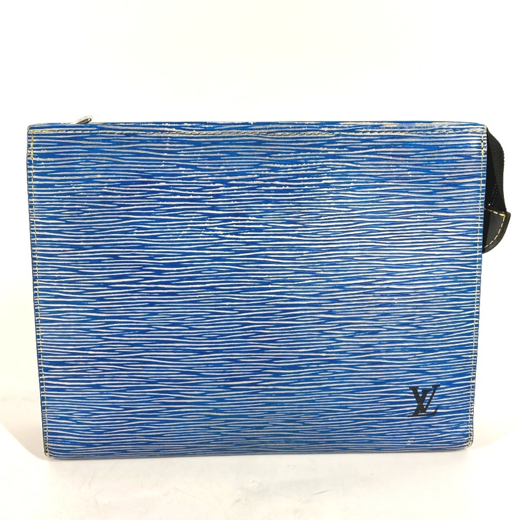Louis Vuitton Epi Blue Epi Leather Pouch (Pre-Owned)