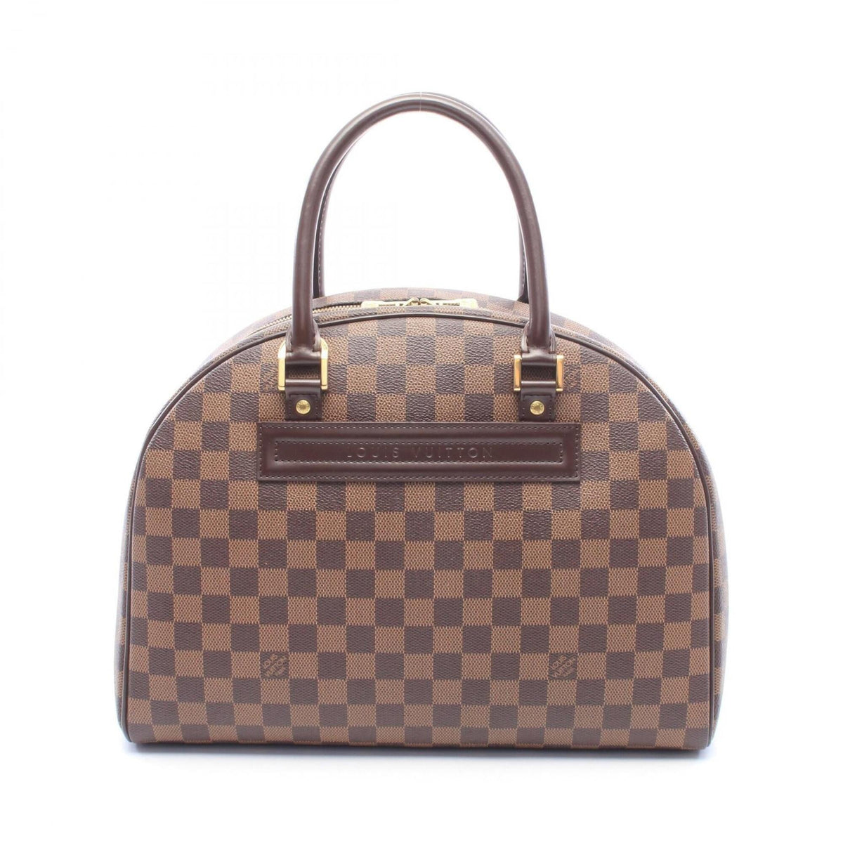 Louis Vuitton Brown Coated Canvas Leather Handbag (Pre-Owned)