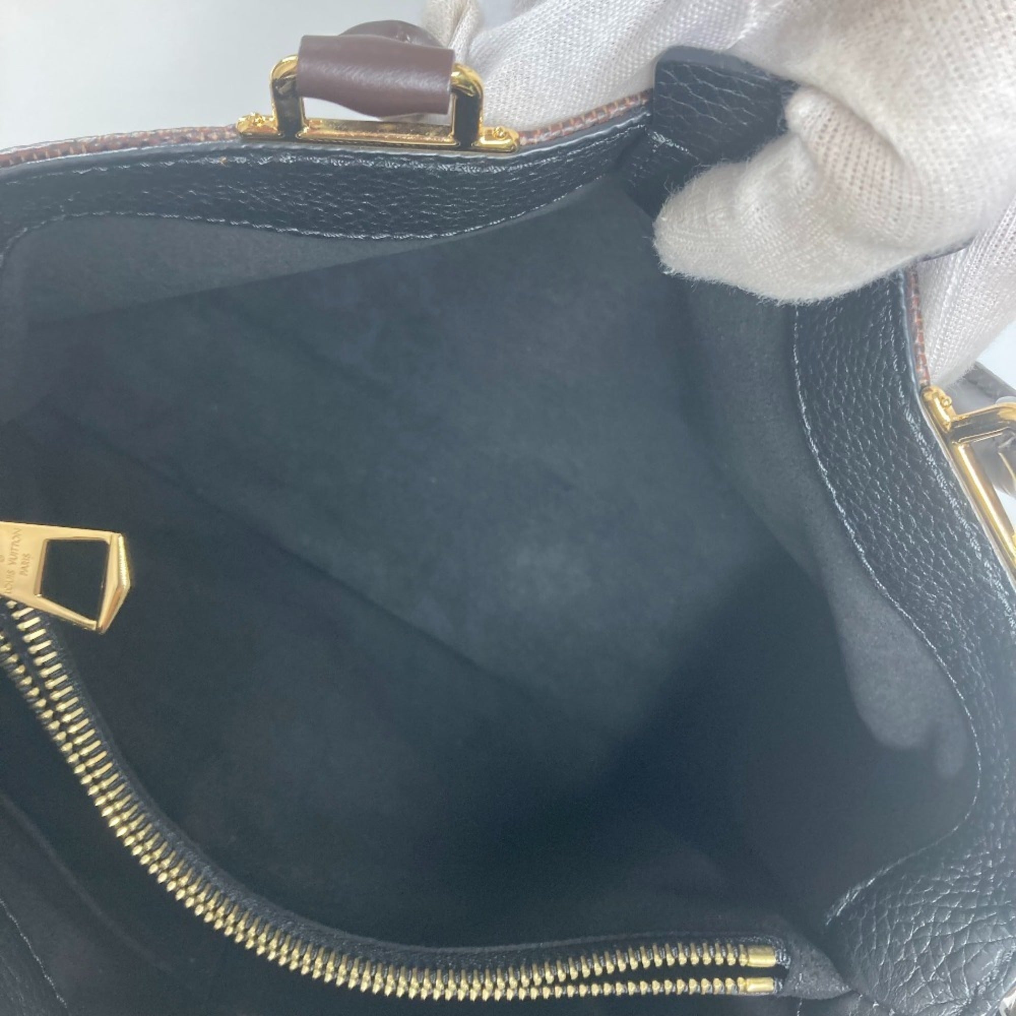 Louis Vuitton Brown Damier Canvas Handbag Shoulder Bag Tote Bag (Pre-Owned)