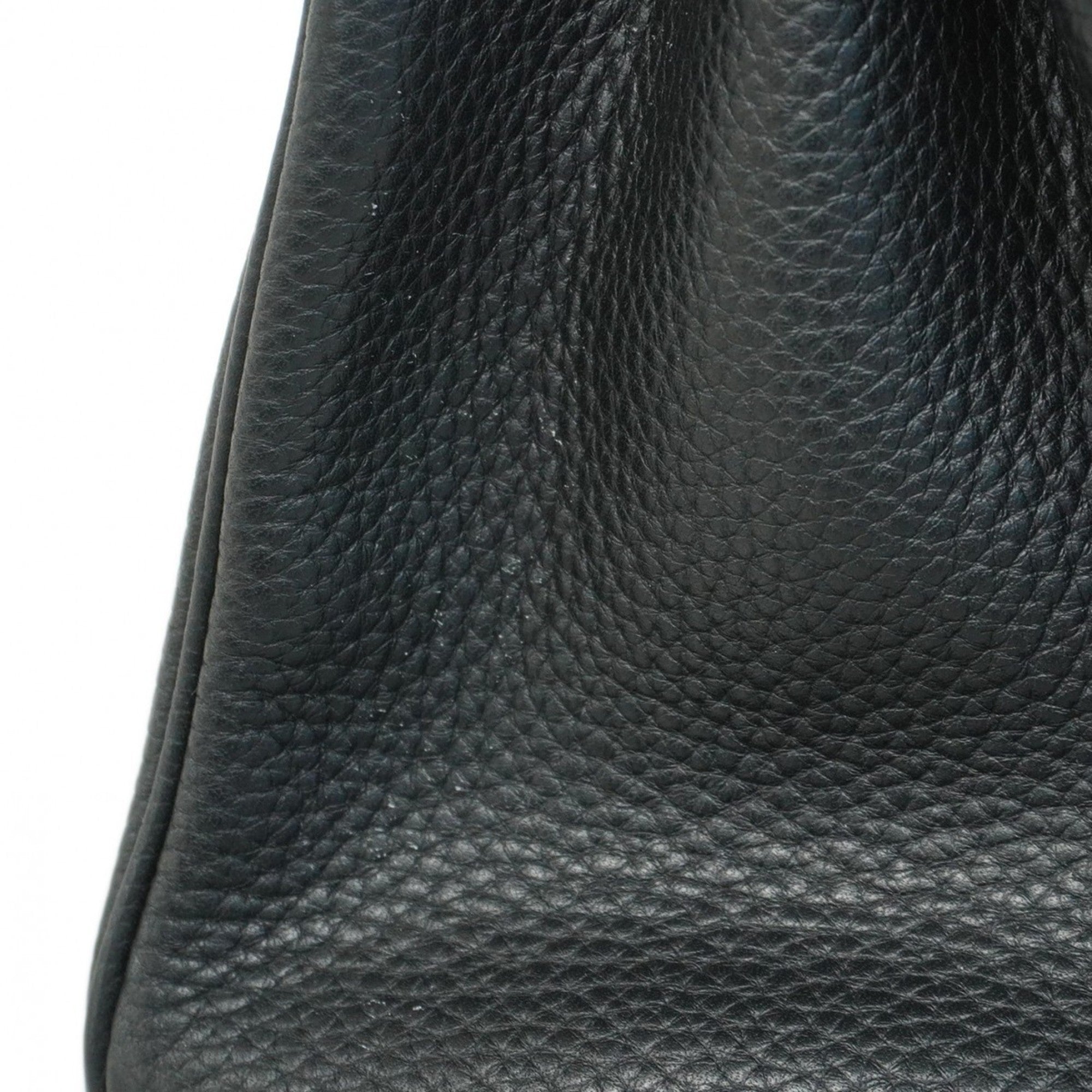 Hermes Black Taurillon Clemence Leather Handbag (Pre-Owned)
