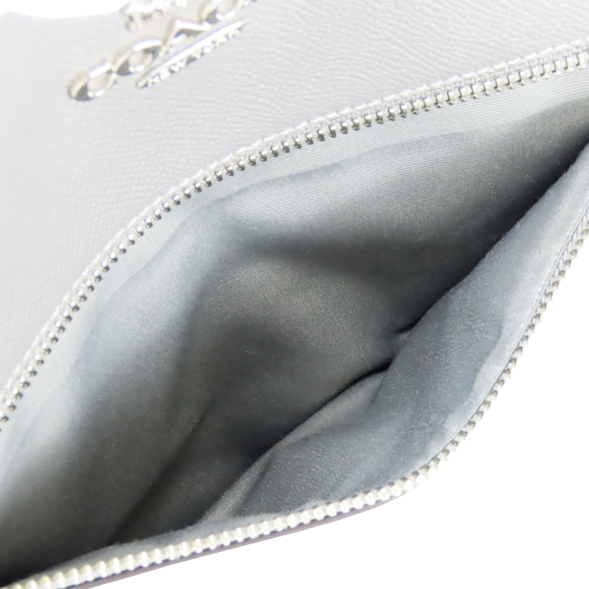 Coach Gray Leather Tote Bag (Pre-Owned)