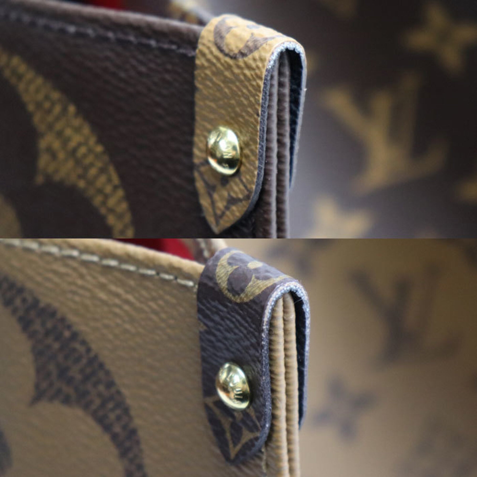 Louis Vuitton Brown Monogram Tote Bag (Pre-Owned)