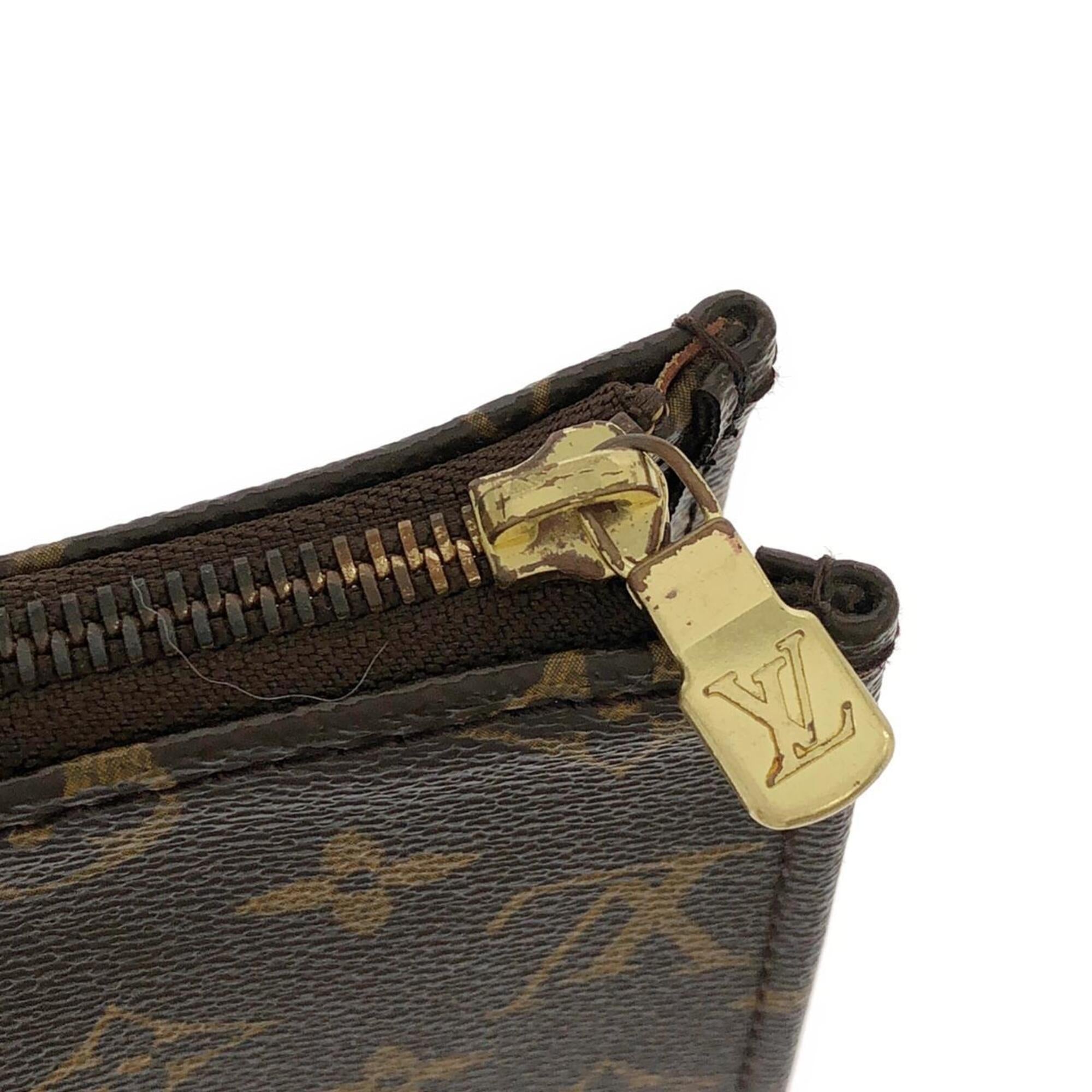 Louis Vuitton Marron Coated Canvas Handbag (Pre-Owned)