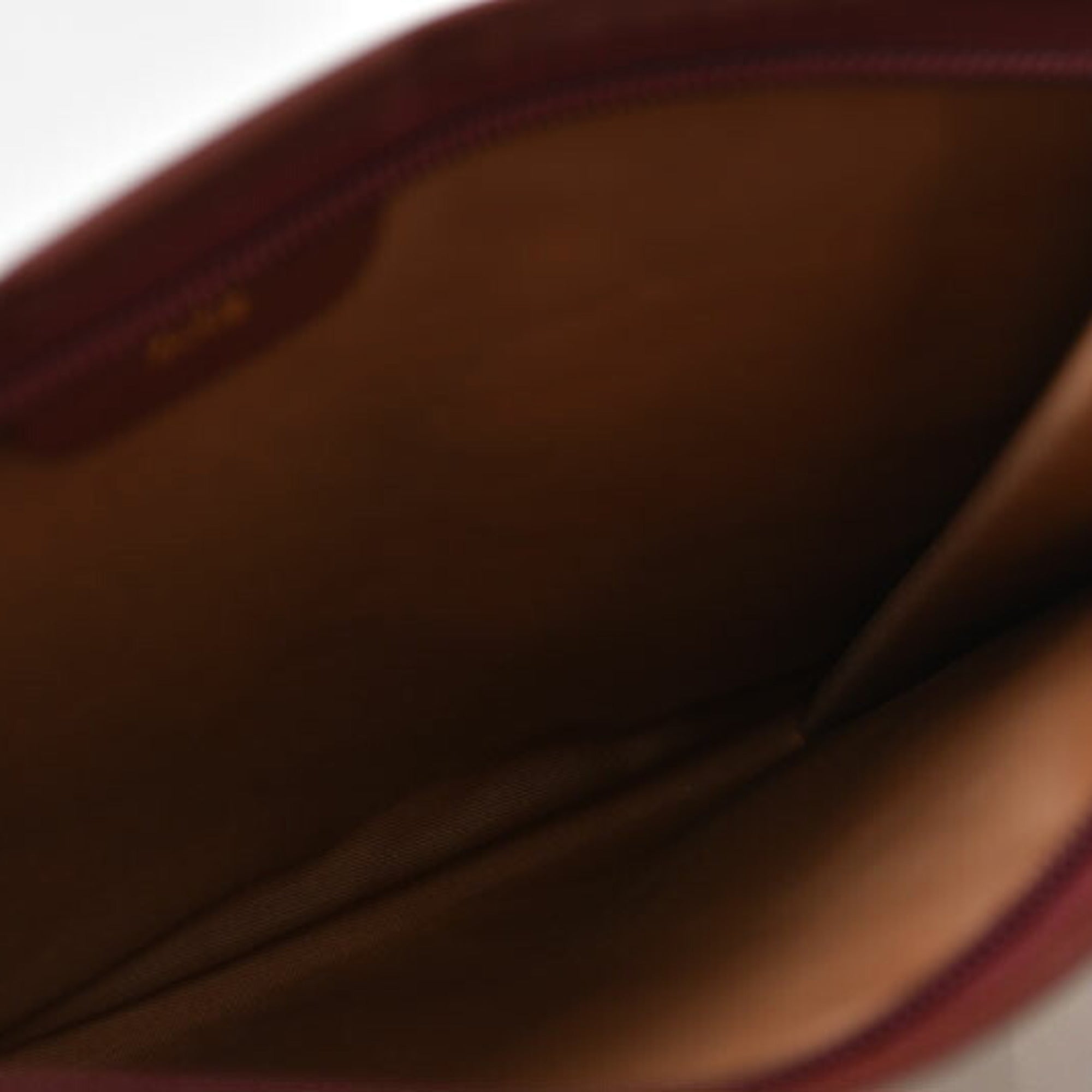 Cartier Bordeaux Leather Pouch (Pre-Owned)