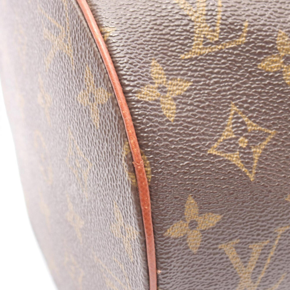 Louis Vuitton Brown Pvc Leather Handbag Pouch (Pre-Owned)