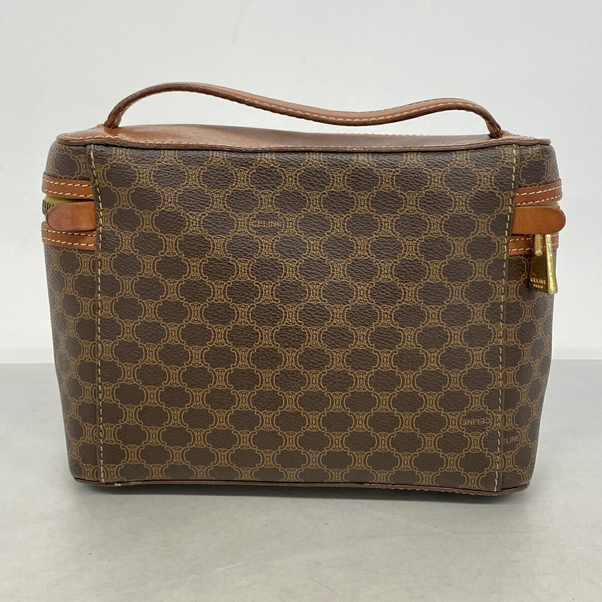 Celine Brown Pvc Vanity Bag (Pre-Owned)