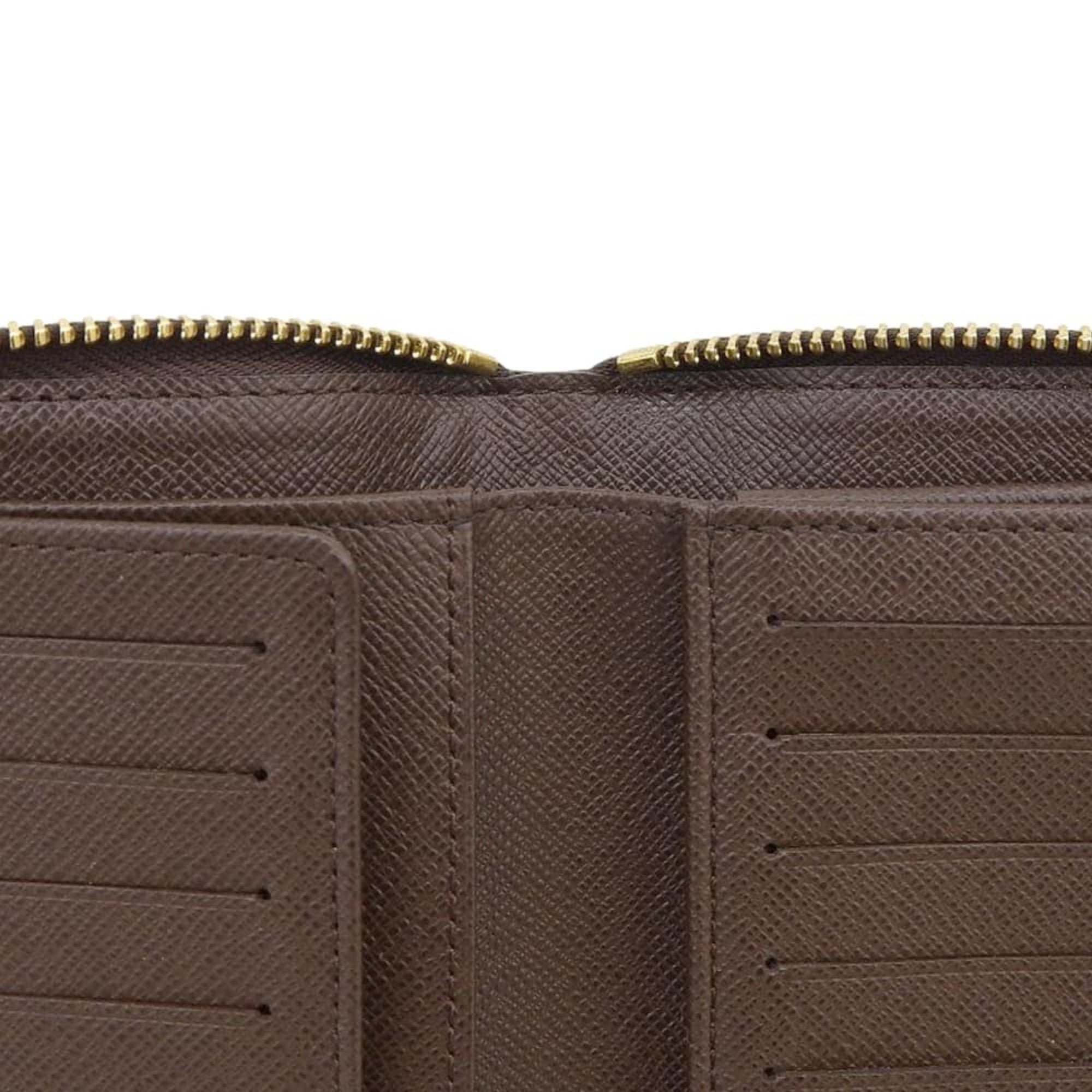 Louis Vuitton Damier Canvas Ebene Pvc Middle Wallet (Bi-Fold) (Pre-Owned)