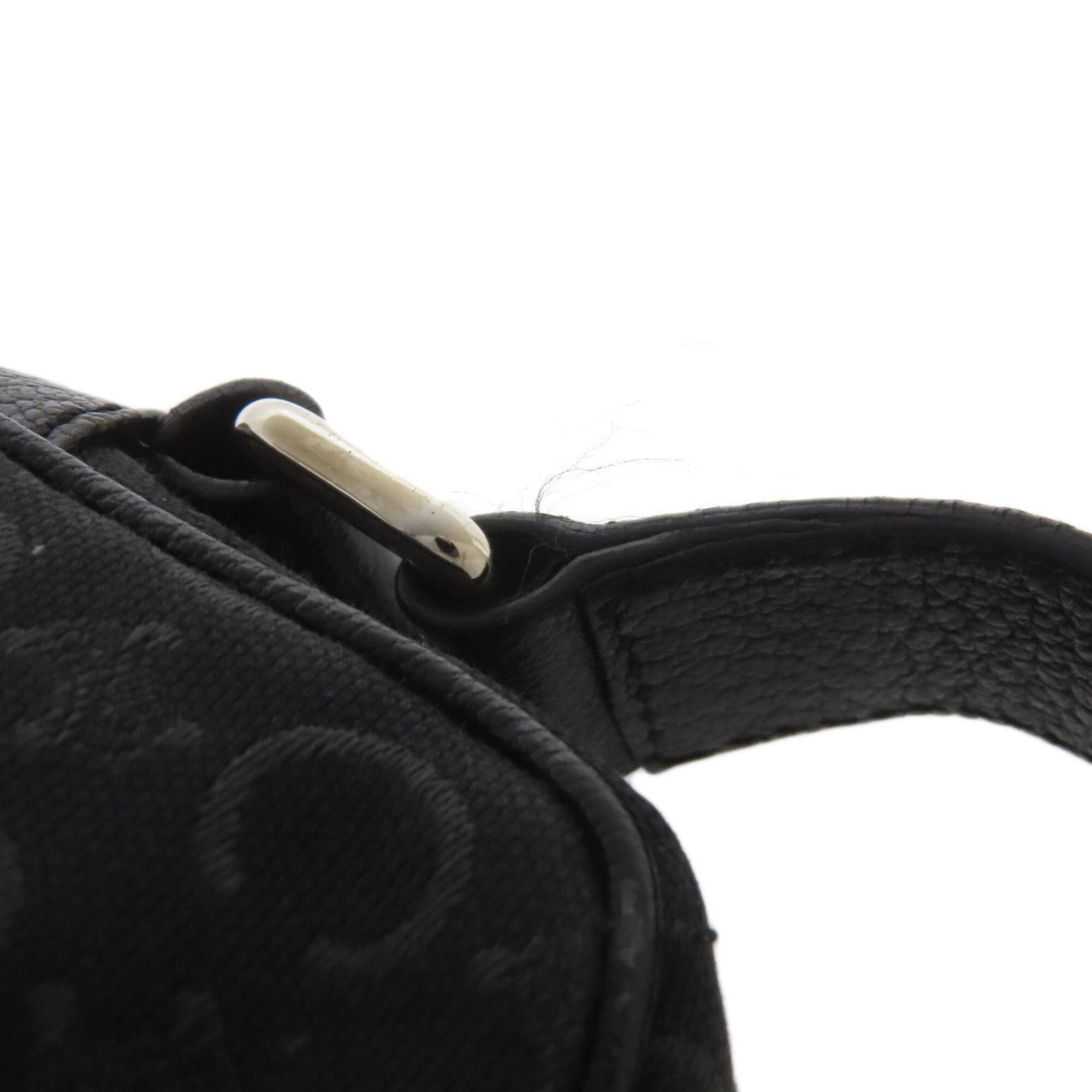 Celine Black Canvas Shoulder Bag (Pre-Owned)