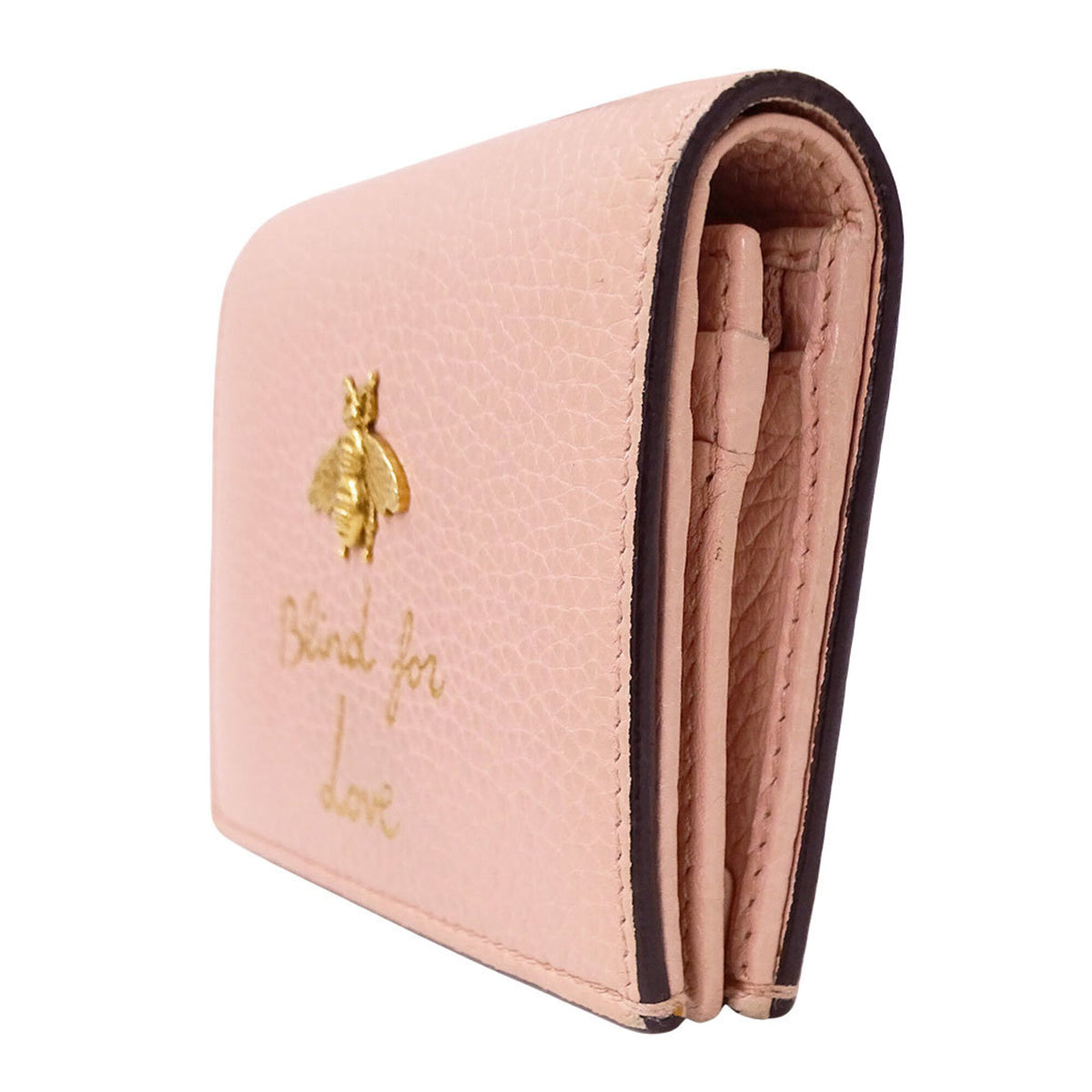 Gucci Pink Leather Wallet (Bi-Fold) (Pre-Owned)