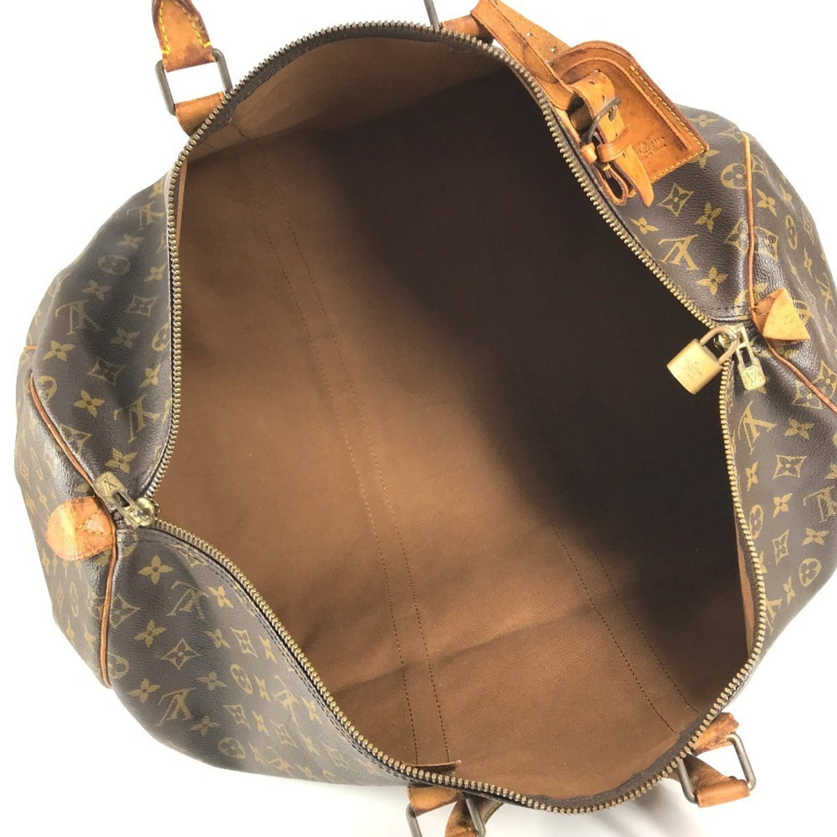 Louis Vuitton Brown Monogram Canvas Boston Bag Handbag (Pre-Owned)