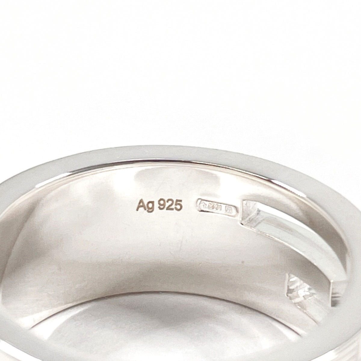 Gucci Silver Silver 925 Band Ring (Pre-Owned)