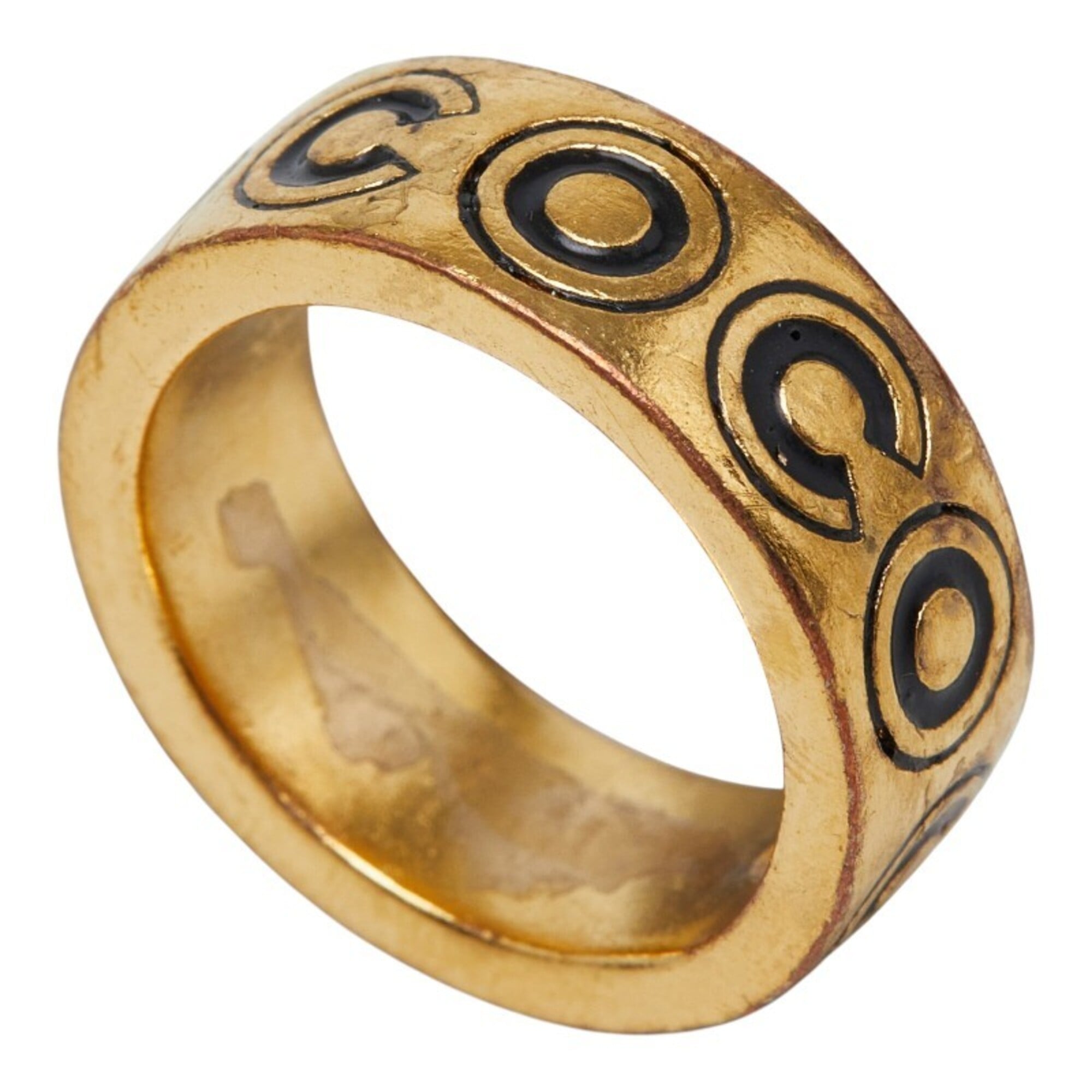 Chanel Gold Band Ring (Pre-Owned)