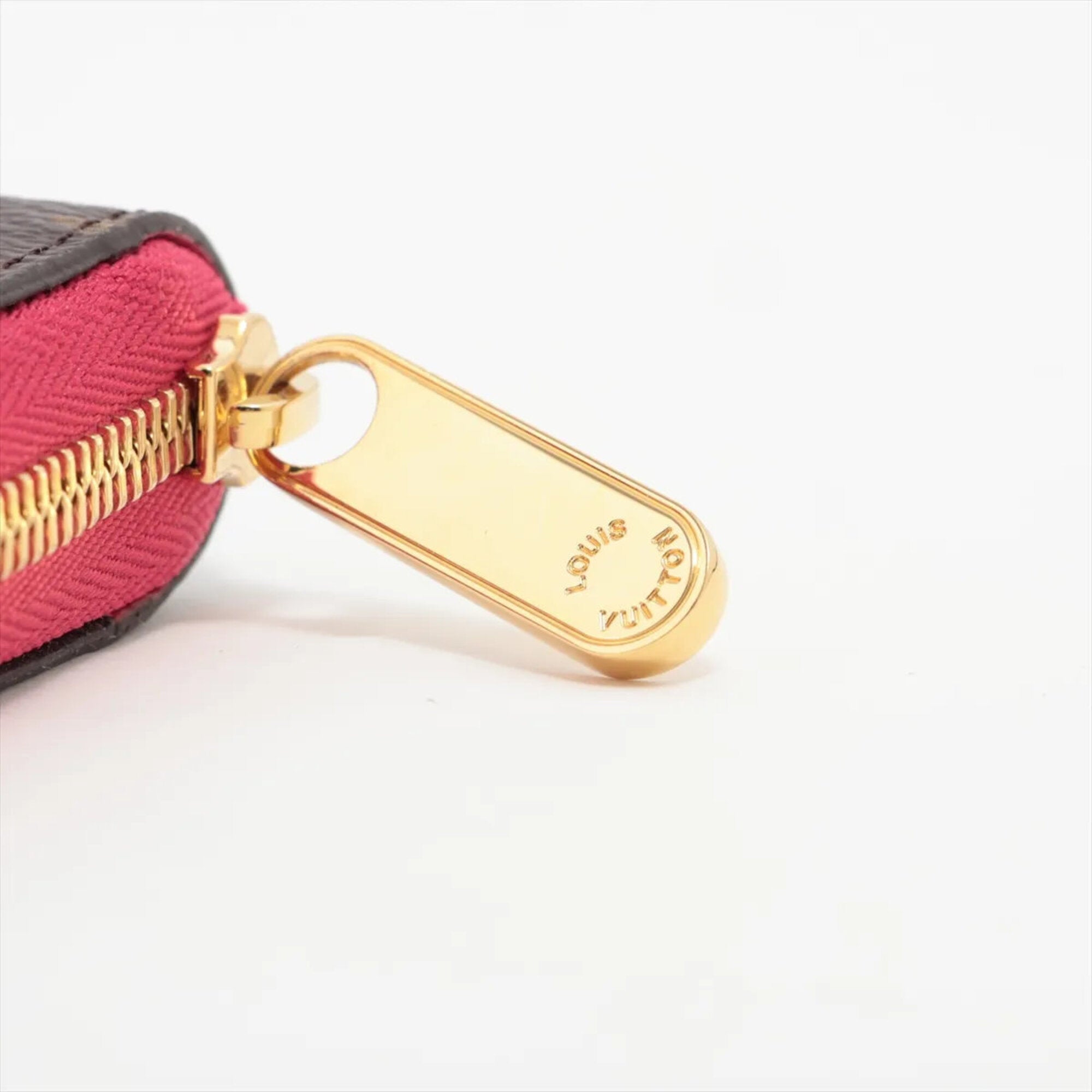 Louis Vuitton Monogram Brown Monogram Pink Monogram Coin Purse/Coin Case (Pre-Owned)