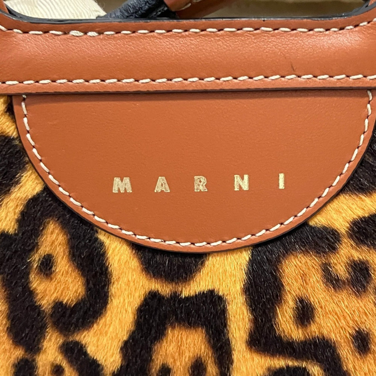 Marni Brown Handbag Shoulder Bag (Pre-Owned)