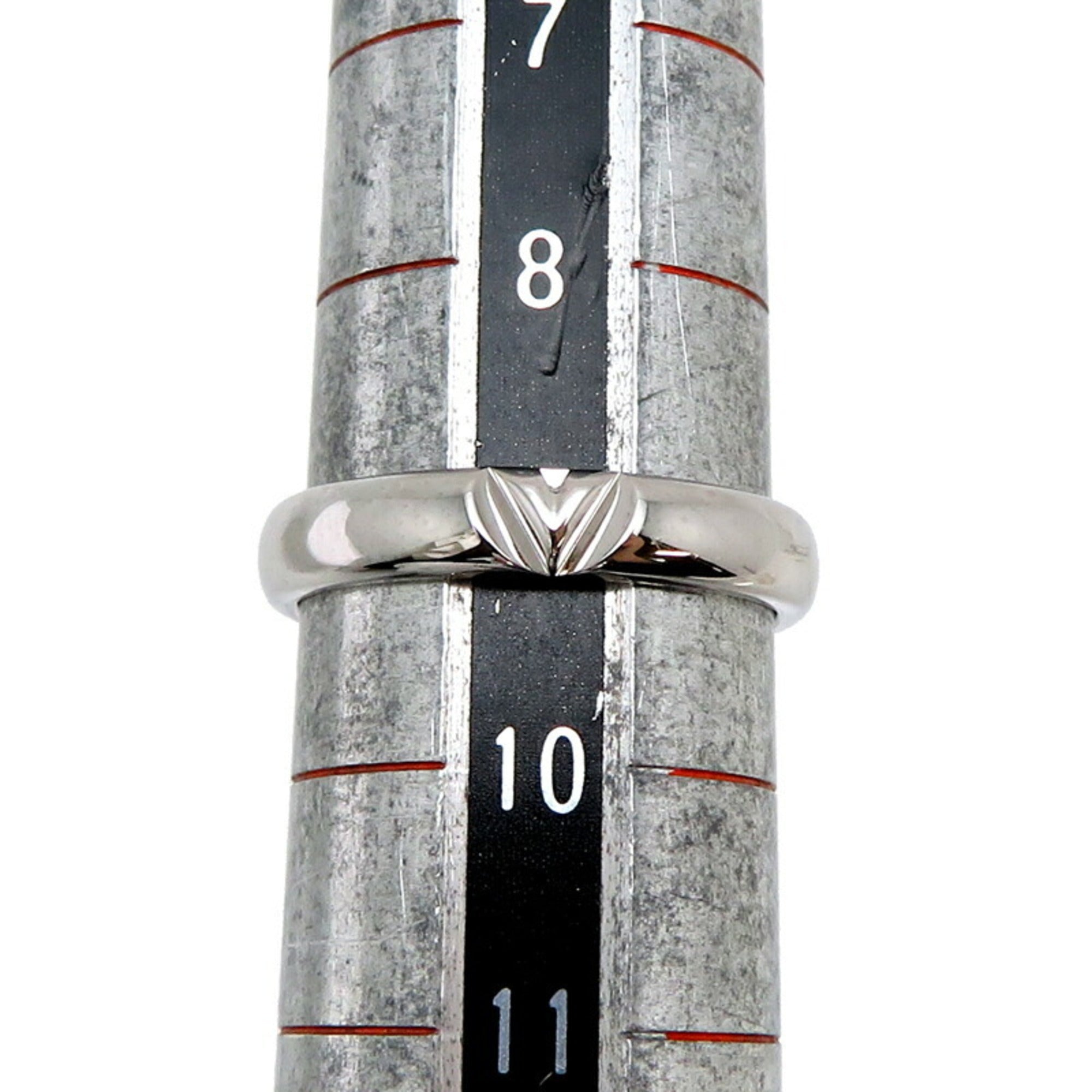 Louis Vuitton White Gold (18K) Band Ring (Pre-Owned)