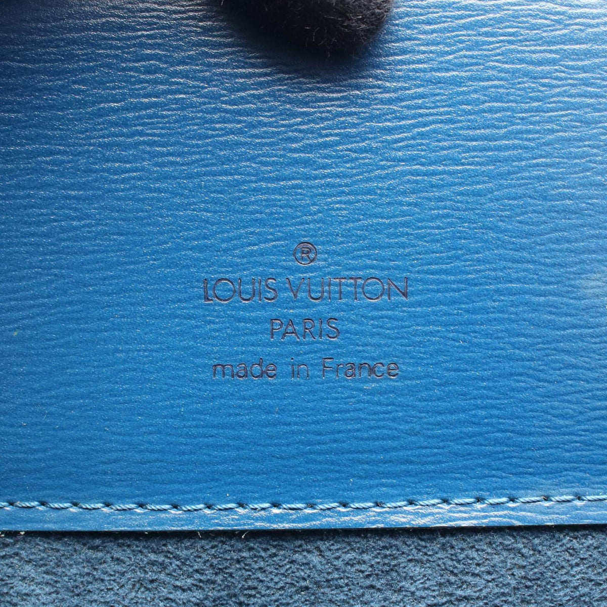 Louis Vuitton Blue Epi Leather Handbag Shoulder Bag (Pre-Owned)