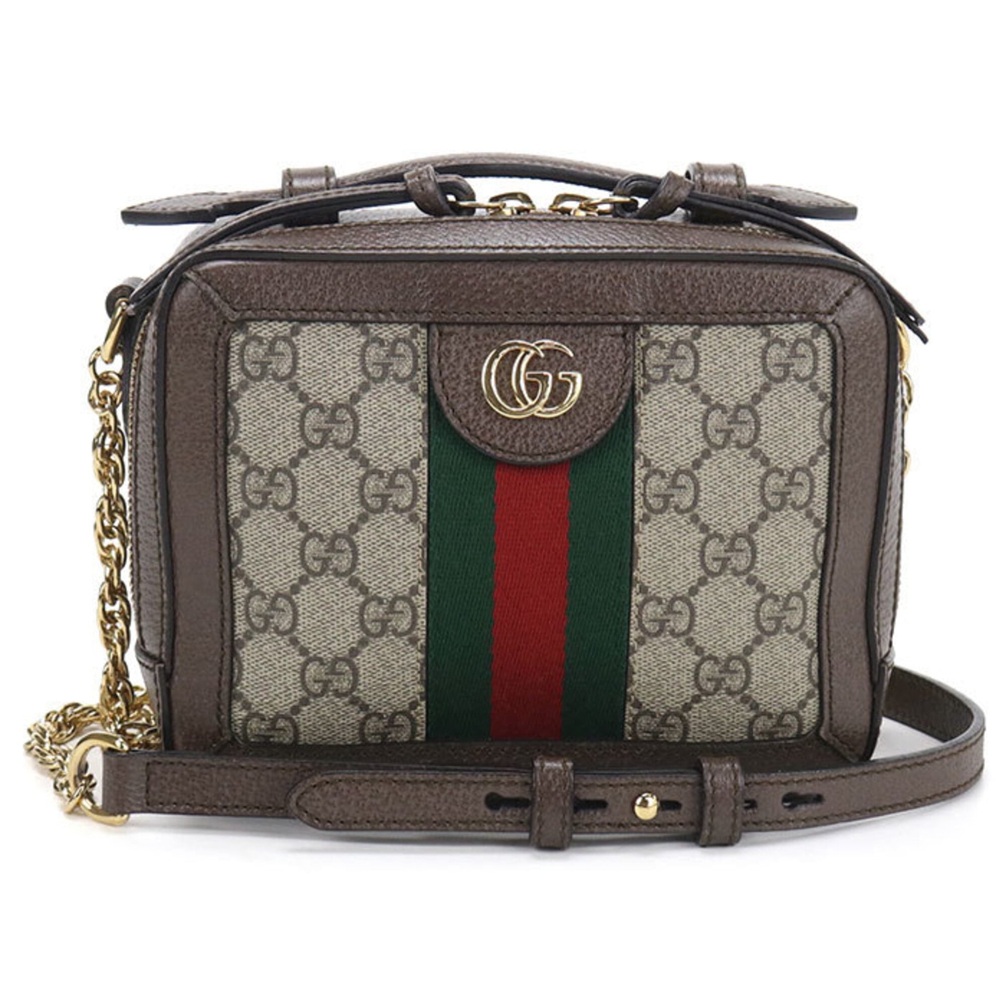 Gucci Brown Leather Shoulder Bag (Pre-Owned)