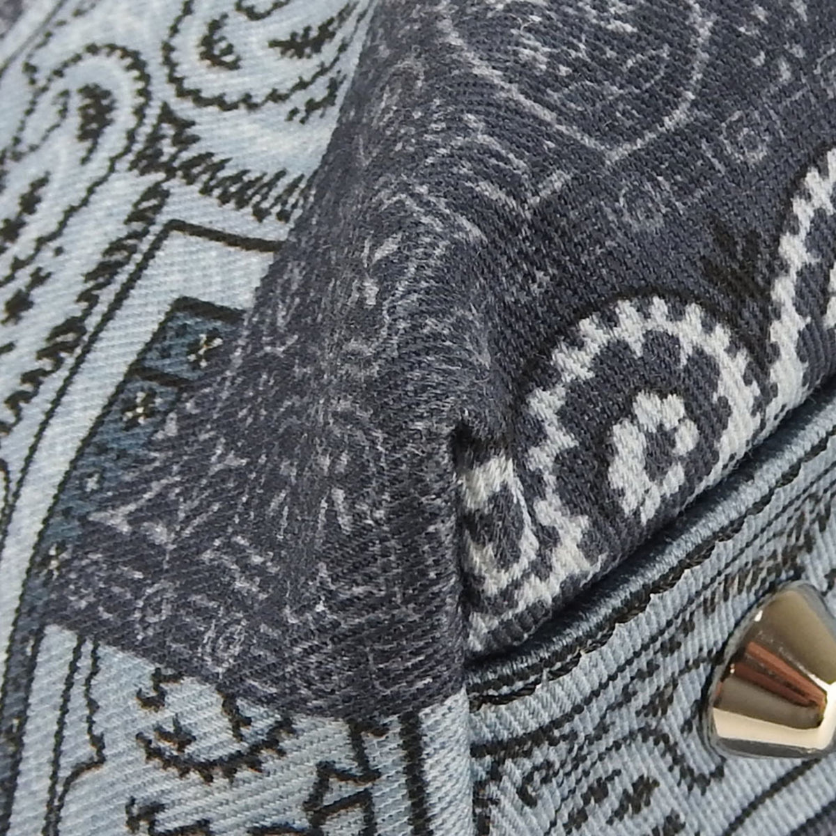 Etro Blue Cotton Tote Bag (Pre-Owned)