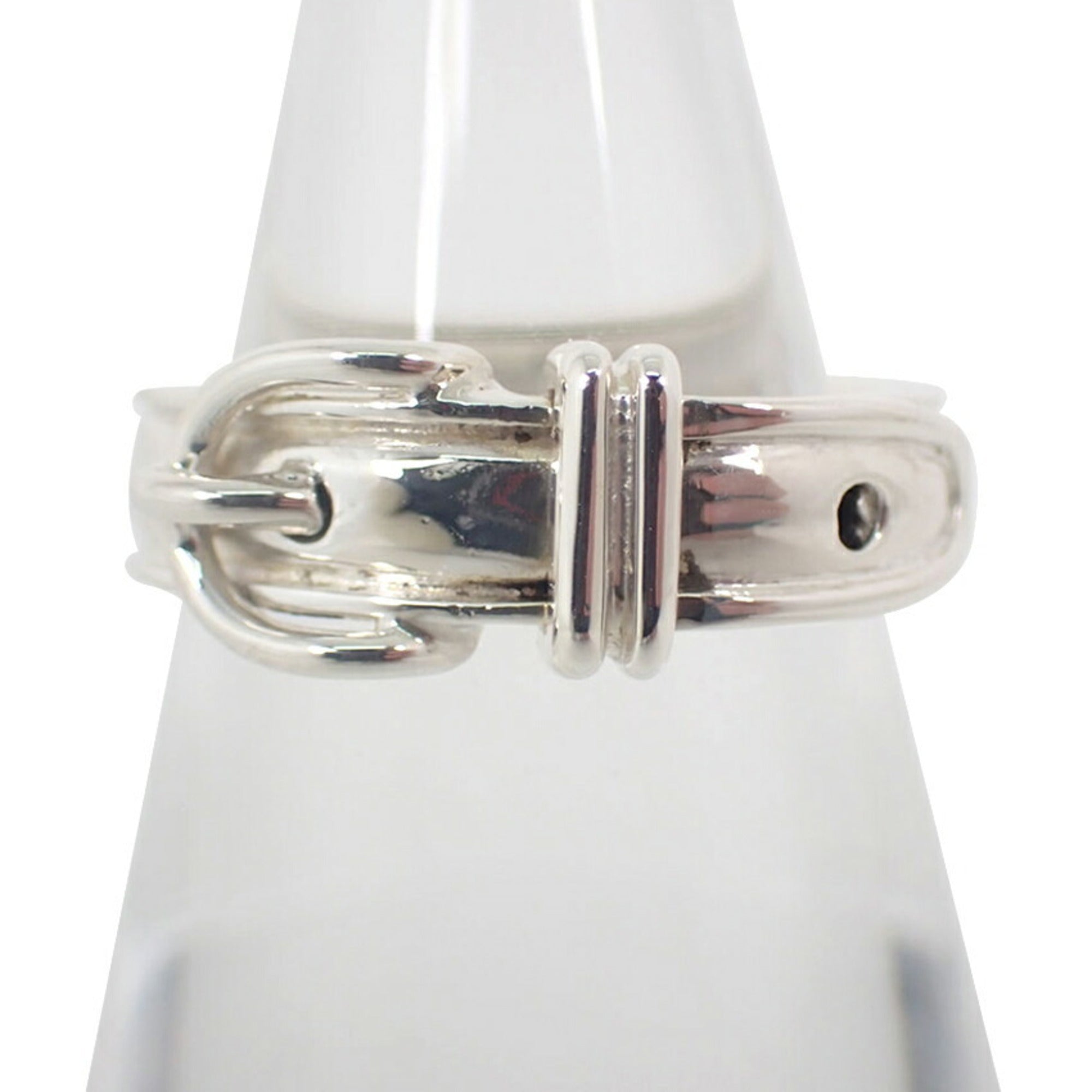 Hermes Sterling Silver 925 Band Ring (Pre-Owned)