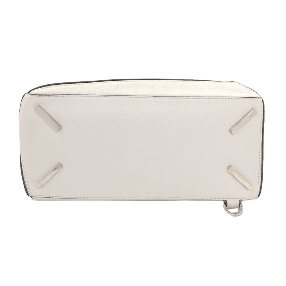 Loewe Puzzle White Leather Handbag (Pre-Owned)