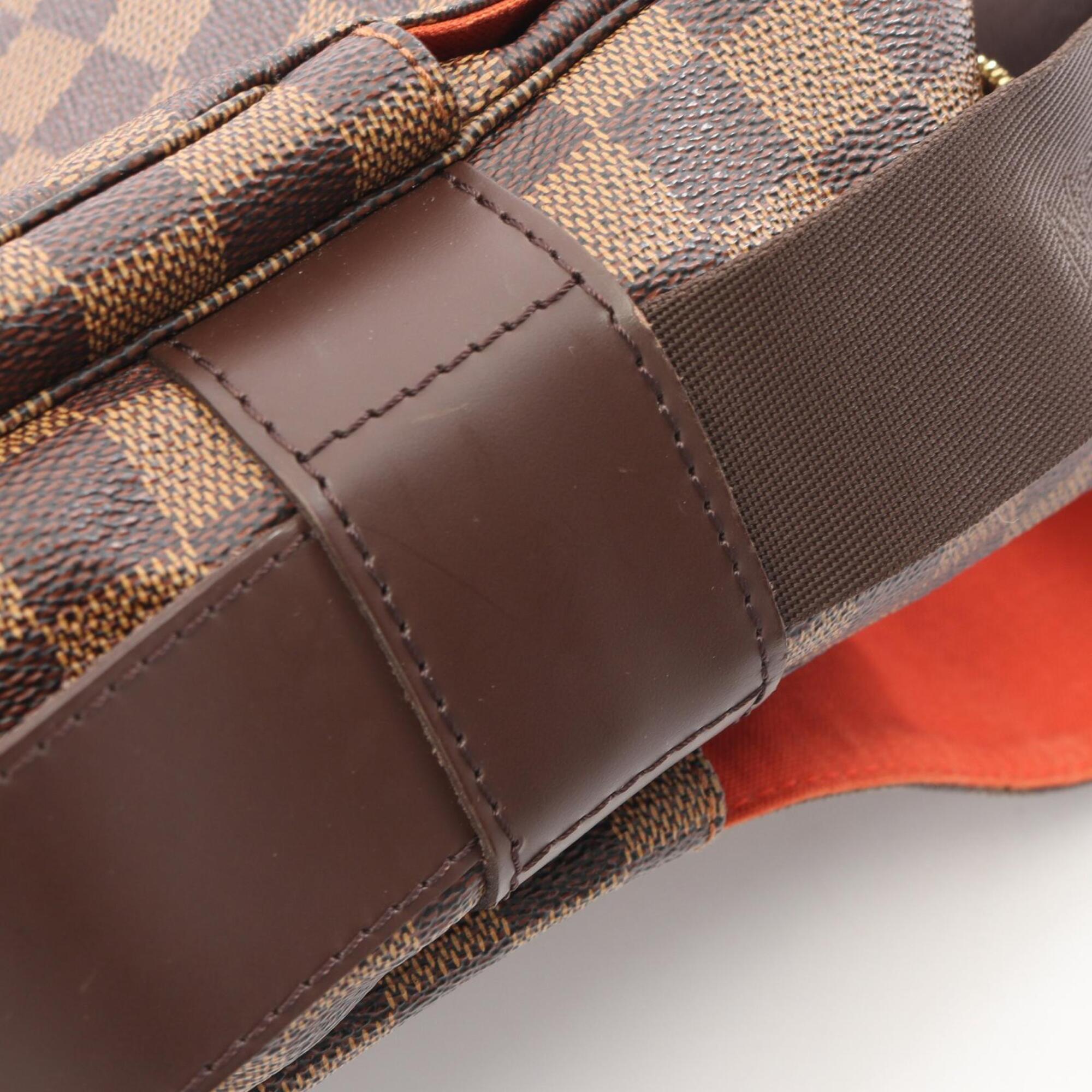 Louis Vuitton Brown Coated Canvas Pvc Leather Handbag Shoulder Bag (Pre-Owned)