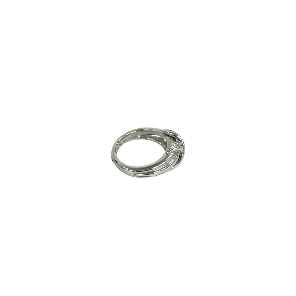 Tiffany Silver Silver 925 Band Ring (Pre-Owned)