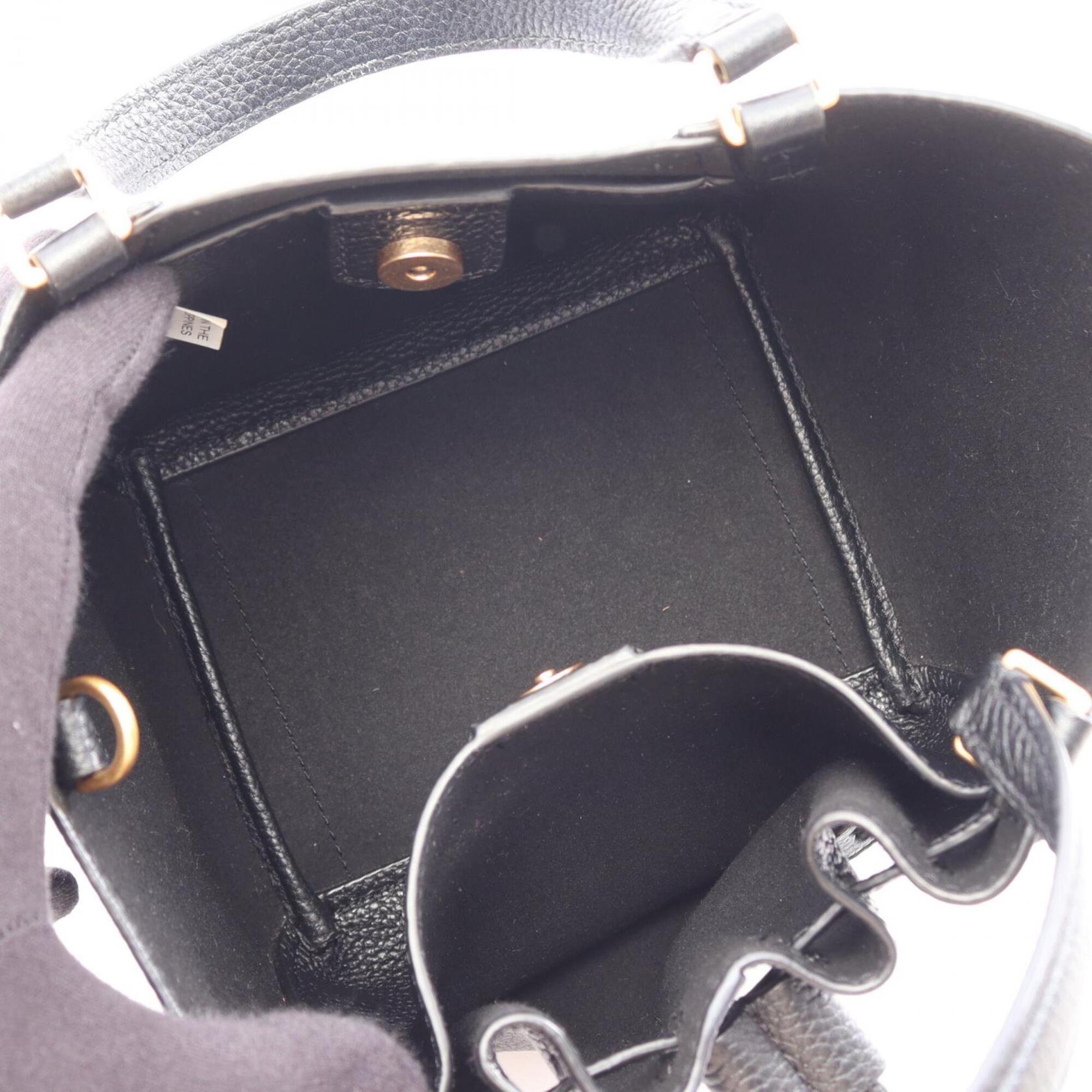 Tory Burch Black Leather Handbag (Pre-Owned)