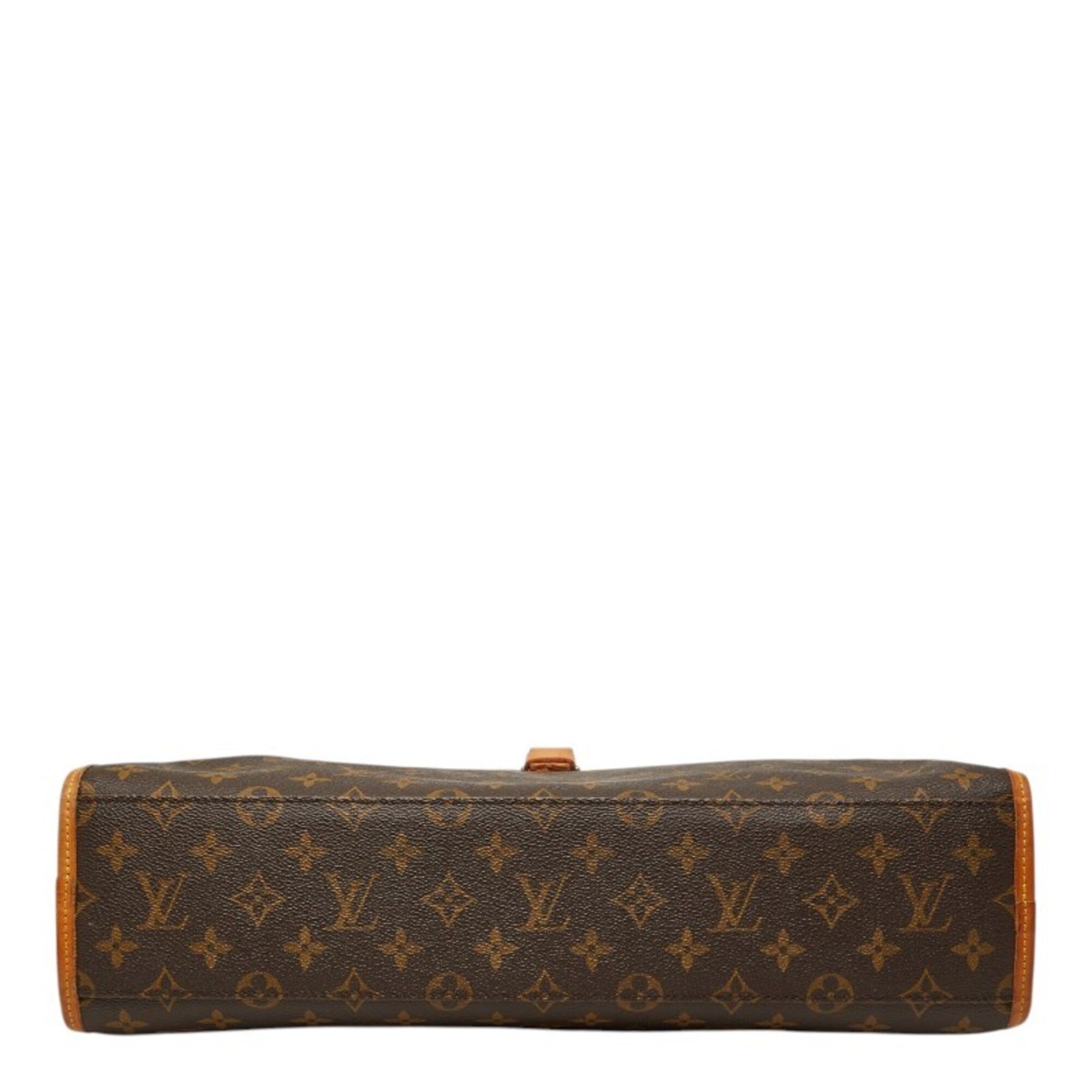Louis Vuitton Brown Monogram Pvc Leather Briefcase (Pre-Owned)
