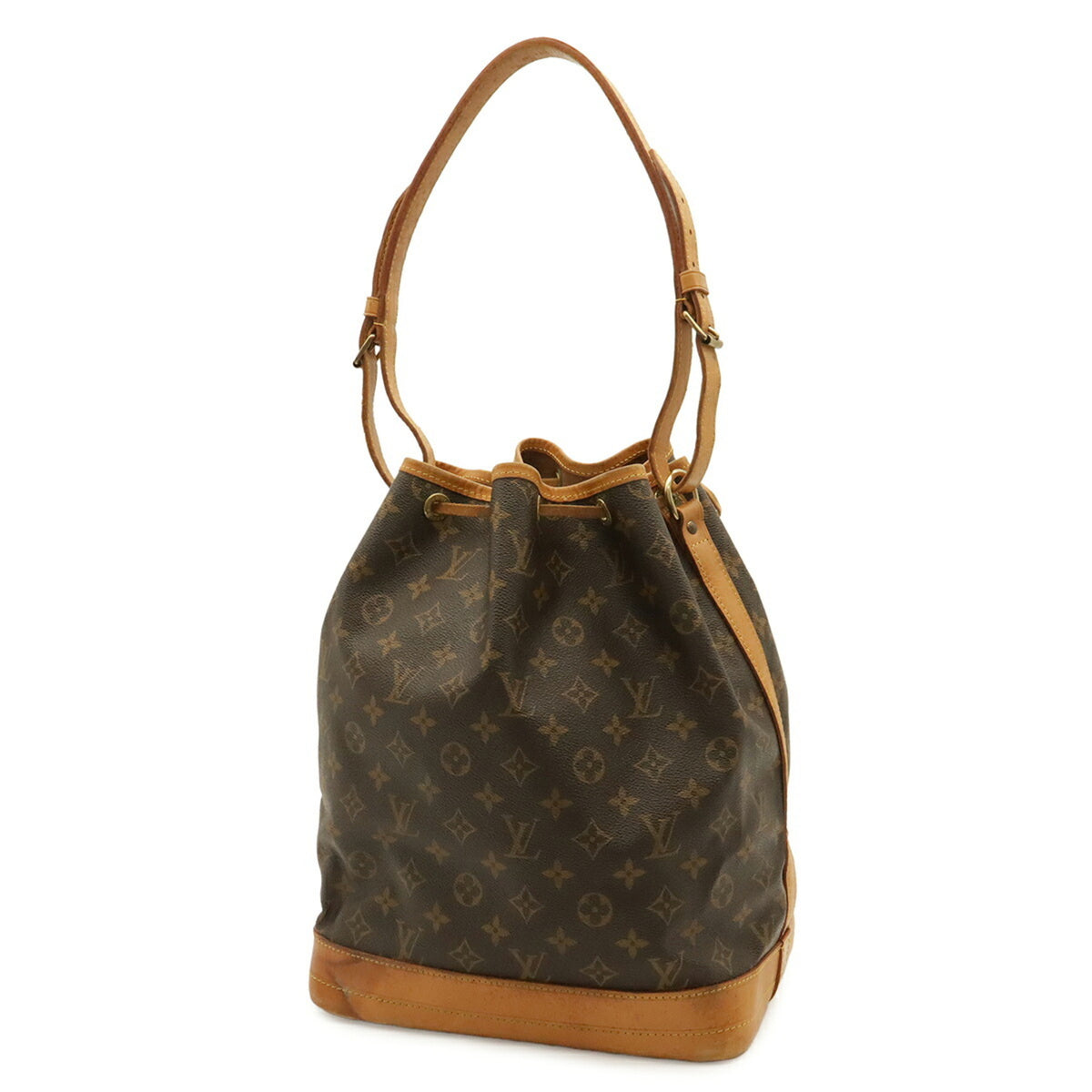 Louis Vuitton Brown Monogram Canvas Shoulder Bag (Pre-Owned)