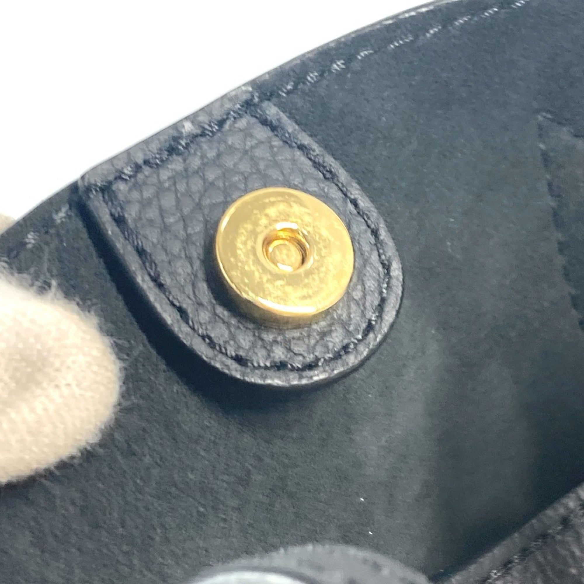 Louis Vuitton Black Blossom Gold Monogram Mahina Leather Leather Handbag Shoulder Bag Tote Bag (Pre-Owned)