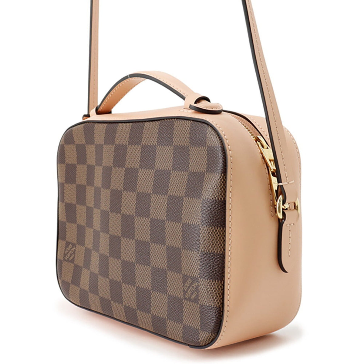 Louis Vuitton Damier Damier Canvas Ebene Damier Canvas Handbag Pouch (Pre-Owned)