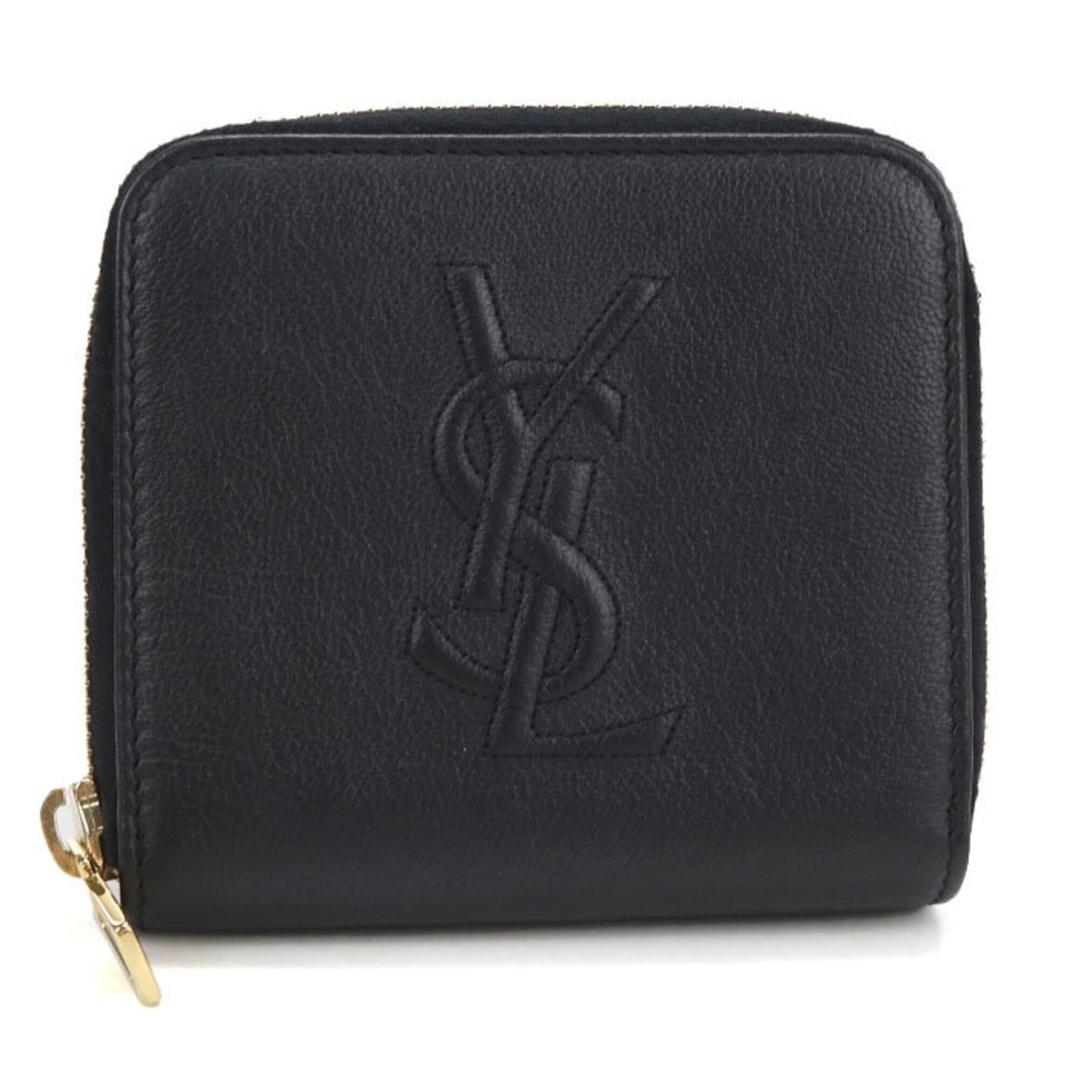 Saint Laurent Black Leather Wallet (Bi-Fold) (Pre-Owned)