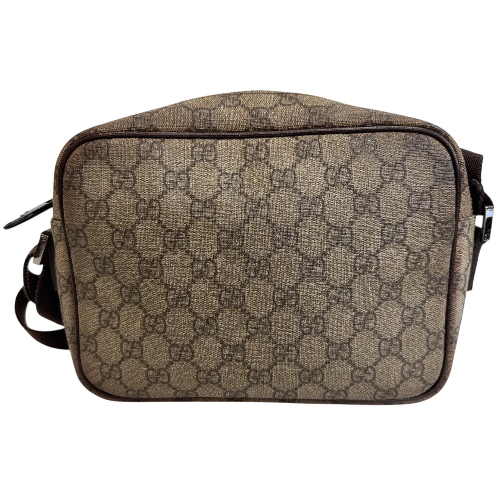 Gucci Beige Gg Supreme Shoulder Bag (Pre-Owned)