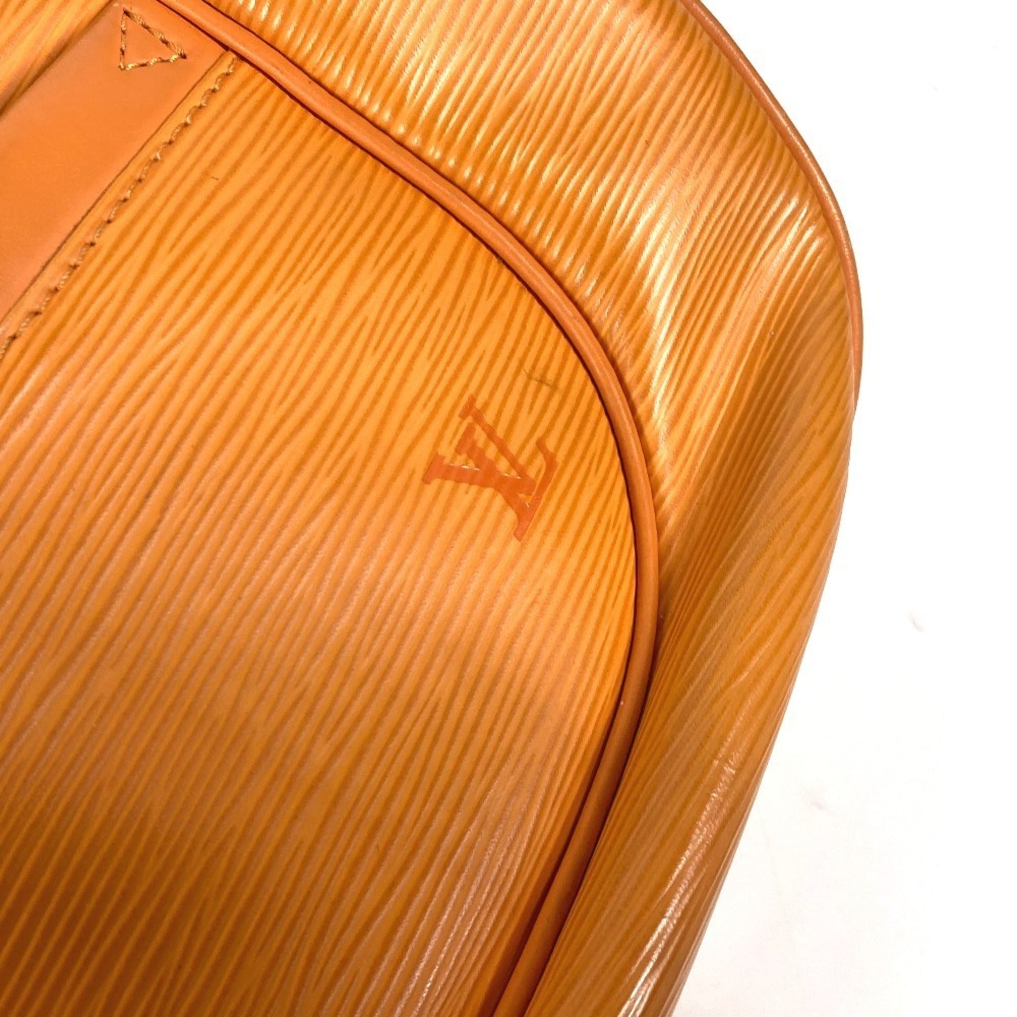 Louis Vuitton Orange Epi Leather Handbag Tote Bag (Pre-Owned)