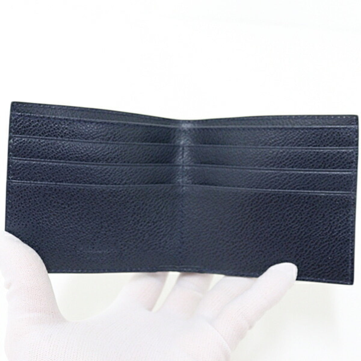 Prada Navy Saffiano Wallet (Bi-Fold) (Pre-Owned)