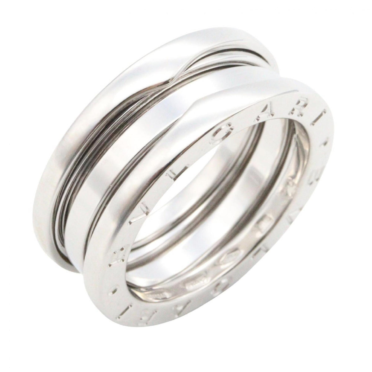 Bvlgari White Gold White Gold (18K) Band Ring (Pre-Owned)