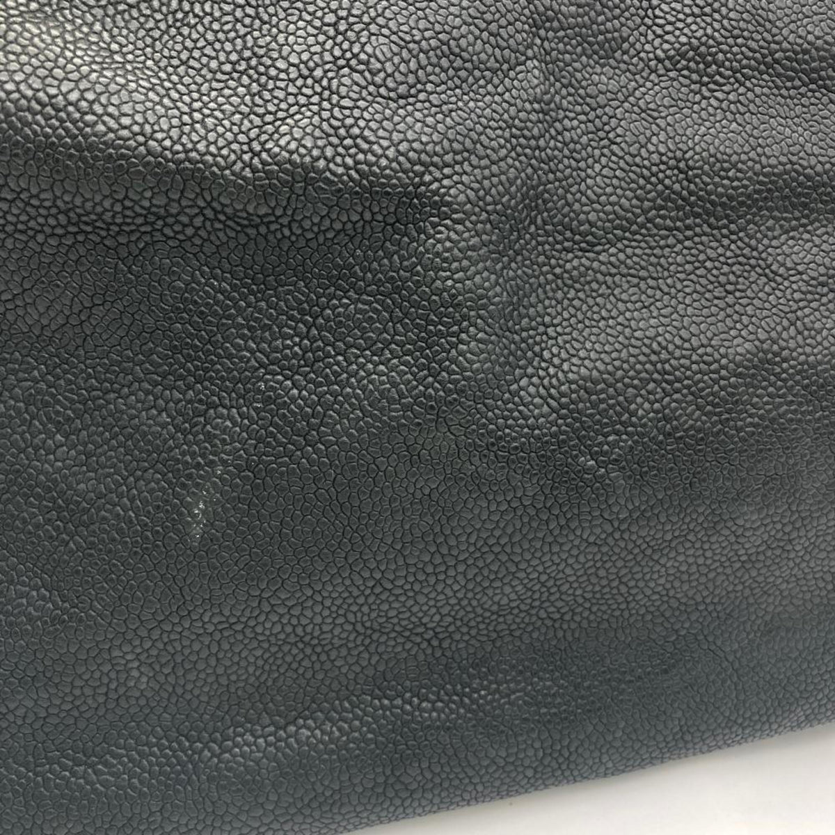 Chanel Black Grained Calfskin Tote Bag (Pre-Owned)