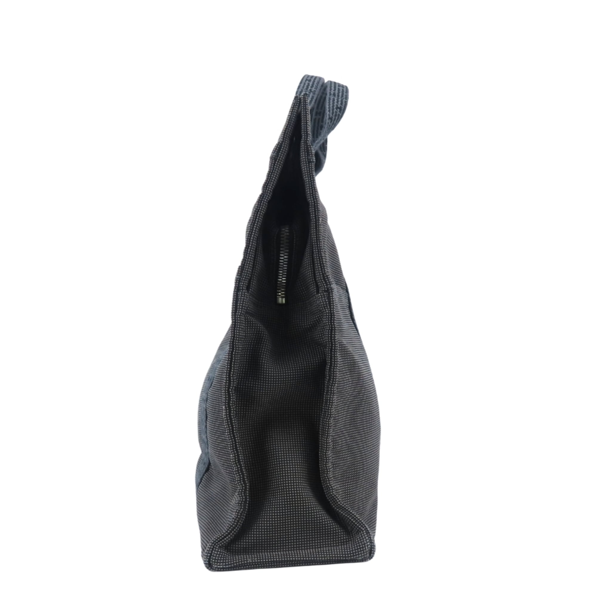 Hermes Gray Polyester Tote Bag (Pre-Owned)