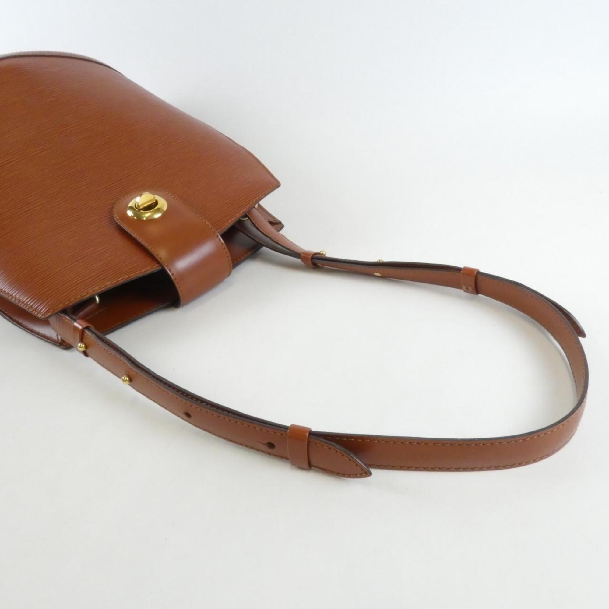 Louis Vuitton Brown Leather Shoulder Bag (Pre-Owned)