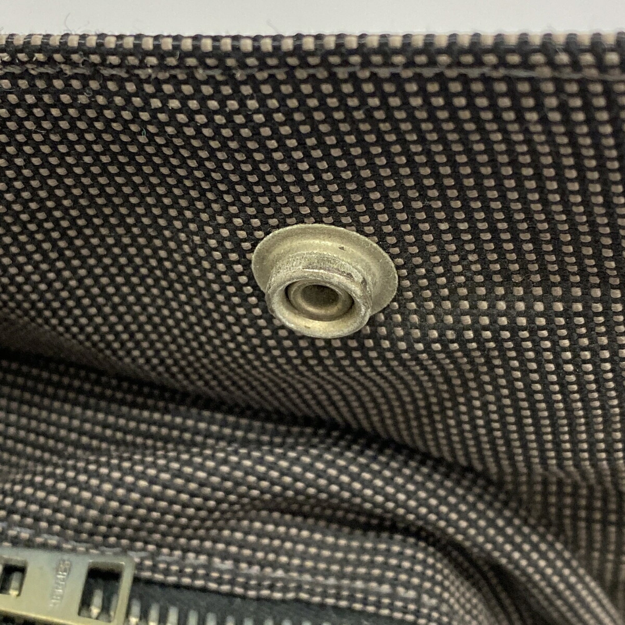 Hermes Gray Nylon Tote Bag (Pre-Owned)