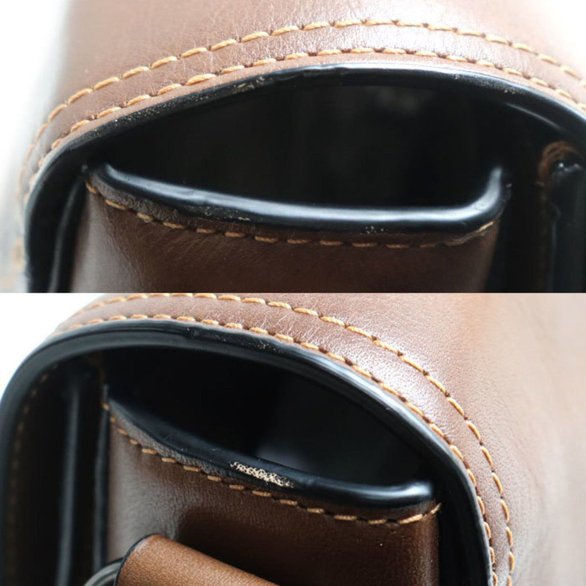 Coach Brown Leather Shoulder Bag (Pre-Owned)