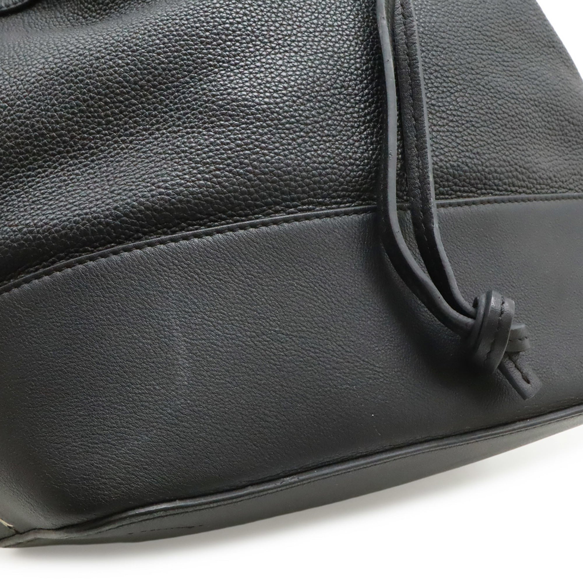 Loewe Black Leather Handbag Shoulder Bag (Pre-Owned)