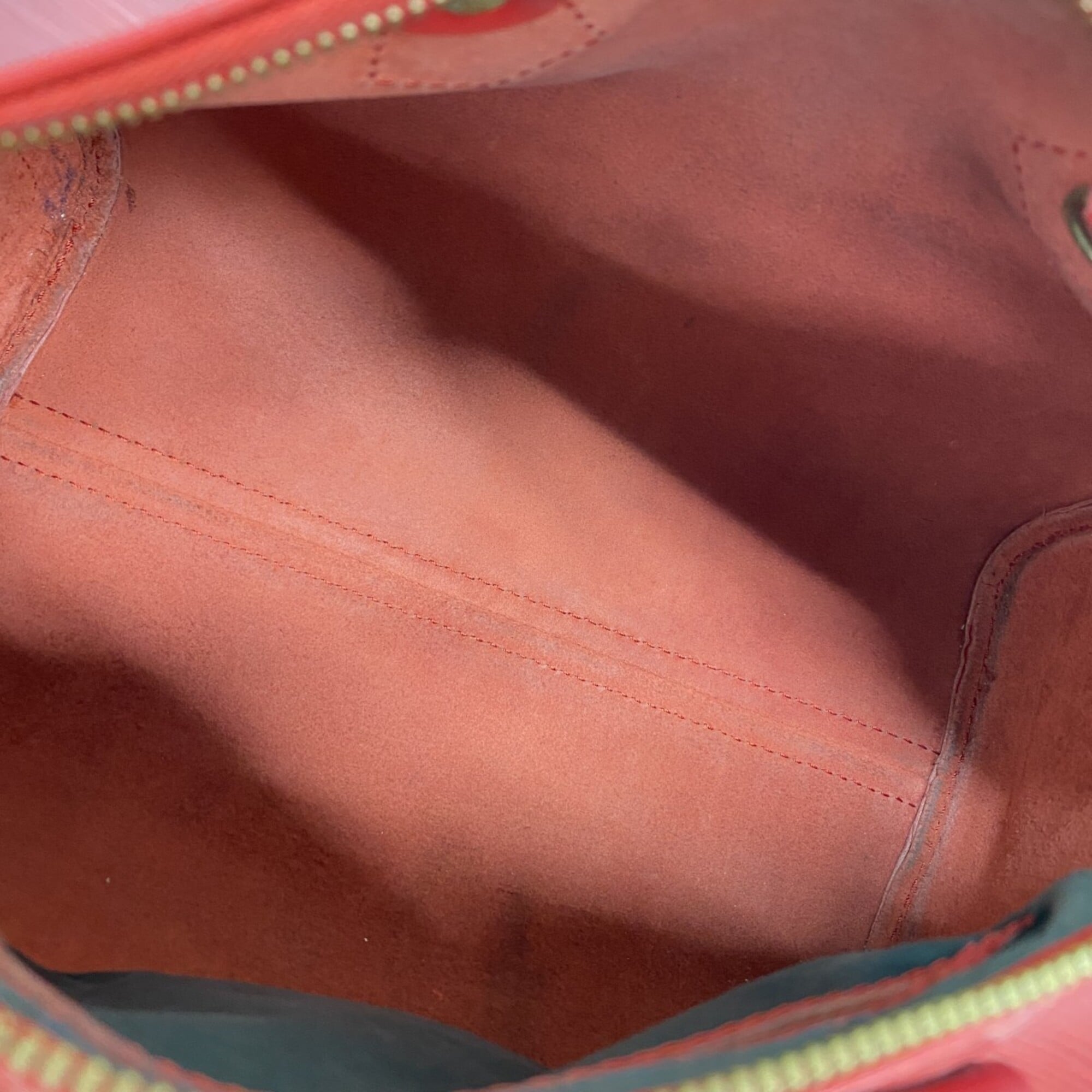 Louis Vuitton Castilian Red Handbag (Pre-Owned)